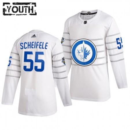 Winnipeg Jets Mark Scheifele 55 Wit Adidas 2020 NHL All-Star Authentic Shirt - Kinderen